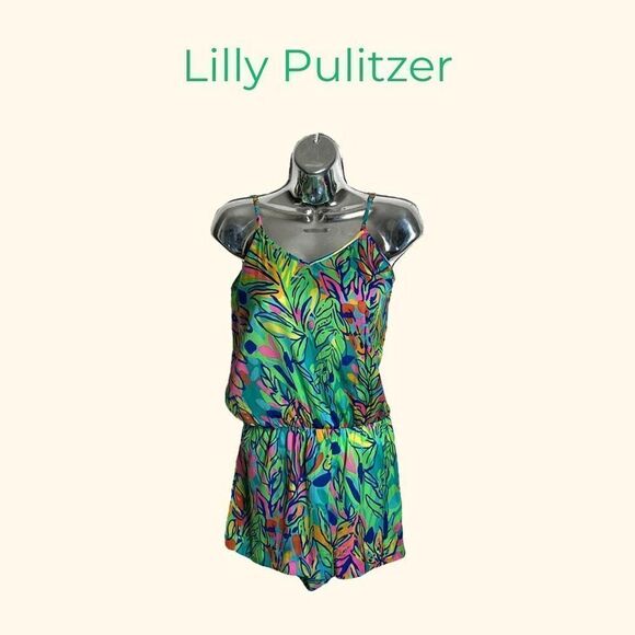 Lilly Pulitzer Deanna Romper Size XS (Missing Belt) - Picture 1 of 4